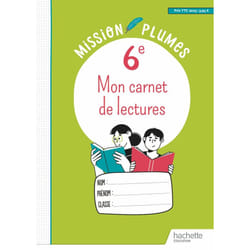 Mon Carnet de lectures 6e - Cahier élève - Ed. 2023 (Broché)
