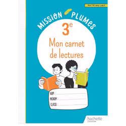 ISBN Mon Carnet de lectures 3e - Cahier élève - Ed. 2023, Éducatif, Français, 64 pages