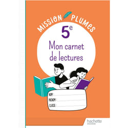 Mon Carnet de lectures 5e - Cahier élève - Ed. 2024 (Broché)