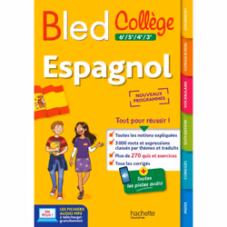 ISBN Bled Collège Espagnol, Éducatif, Français, 224 pages