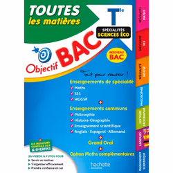 ISBN Objectif Bac 2024 - Term Spécialités Sciences éco Toutes les Matières, Éducatif, Français, 560 pages