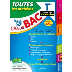 Objectif Bac 2024 - Term Spécialités Sciences éco Toutes les Matières (Broché)