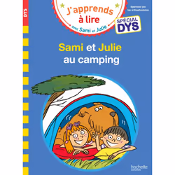 ISBN Sami et Julie- Spécial DYS (dyslexie) Sami et Julie au camping, Éducatif, Français, 32 pages