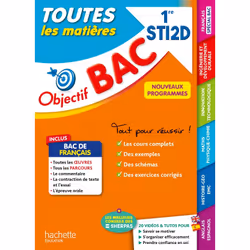 ISBN Objectif BAC 2024 - 1re STI2D Toutes les matières, Éducatif, Français, 368 pages