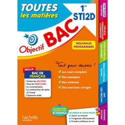 Objectif BAC 2024  - 1re STI2D Toutes les matières (Broché)