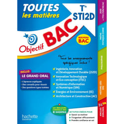 Objectif BAC 2024 - Term STI2D Toutes les matières (Broché)