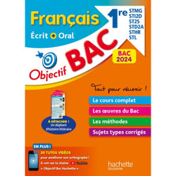 FRANCAIS ECRIT ET ORAL 1RES STMG - STI2D - ST2S - STL - STD2A - STHR. EDITION 2024, Rossignol Sofia