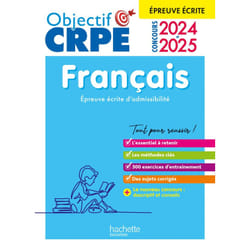 Objectif CRPE 2025 - Français - épreuve écrite d'admissibilité (Broché)