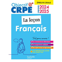 Objectif CRPE 2025 - Français - La leçon - épreuve orale d'admission (Broché)