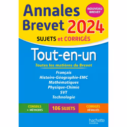 ISBN Annales BREVET 2024 Tout-en-un, Éducatif, Français, 416 pages