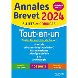 Annales BREVET 2024 Tout-en-un (Broché)
