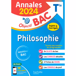 ISBN Annales Objectif BAC 2024 - Philosophie, Éducatif, Français, 352 pages