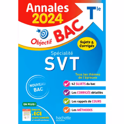 ISBN Annales Objectif BAC 2024 - Spécialité SVT, Éducatif, Français, 336 pages