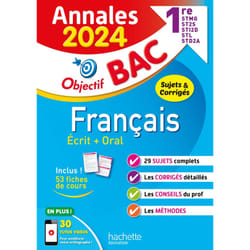FRANCAIS ECRIT + ORAL 1RE STMG ,ST2S, STI2D, STL, STD2A. EDITION 2024, Mazzucchelli Franck