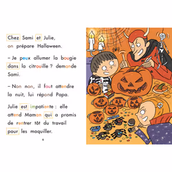 Sami et Julie - Spécial DYS (dyslexie) Sami & Julie fêtent Halloween (Broché)