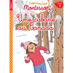 J'apprends à lire Montessori - Niveau 1 : Une cabane au Canada (Broché)