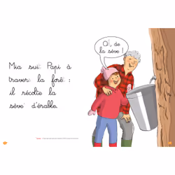 J'apprends à lire Montessori - Niveau 1 : Une cabane au Canada (Broché)