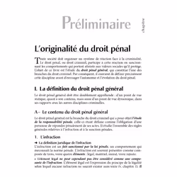 Fondamentaux - Droit pénal général 2024
