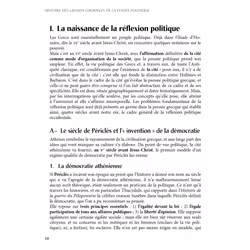 Fondamentaux - L'histoire des grands courants de la pensée politique