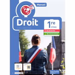 ISBN Objectif Bac Droit 1re STMG (manuel) - éd. 2024, Éducatif, Français, 176 pages