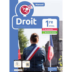 Objectif Bac Droit 1re STMG (manuel) - éd. 2024