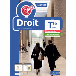 ISBN Objectif Bac Droit Terminale STMG (manuel) - éd. 2024, Éducatif, Français, 192 pages
