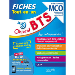 Objectif BTS MCO - Fiches Tout-en-un (Broché)