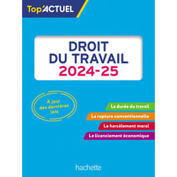 Top'Actuel Droit du travail 2024-2025 (Broché)