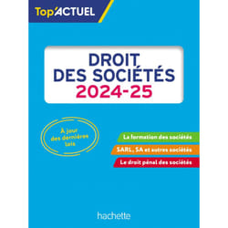 Top'Actuel Droit des sociétés 2024-2025