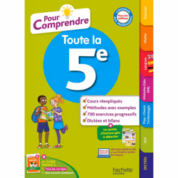 ISBN Pour comprendre Toute la 5e, Éducatif, Français, 296 pages