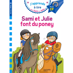 ISBN Sami et Julie CP niveau 3 Sami et Julie font du poney, Éducatif, Français, 32 pages