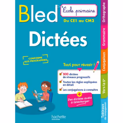 ISBN BLED Ecole Primaire Dictées Primaire Du CE1 au CM2, Éducatif, Français, 160 pages