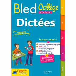 ISBN BLED Collège Dictées, Éducatif, Français, 160 pages