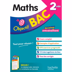 ISBN Objectif BAC Maths 2nde, Éducatif, Français, 304 pages
