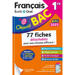 Objectif BAC Fiches détachables Français 1re BAC 2025 (Broché)