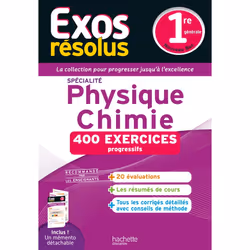 ISBN EXOS RESOLUS SPECIALITE Physique-Chimie 1re, Éducatif, Français, 480 pages