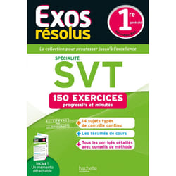 Exos résolus spécialité SVT 1re (Broché)