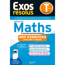 ISBN EXOS RESOLUS SPECIALITE Maths + Option Maths expertes Tle, Éducatif, Français, 544 pages
