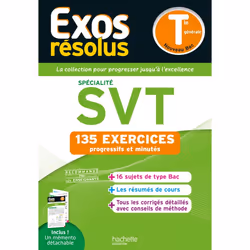 ISBN EXOS RESOLUS SPECIALITE SVT Tle, Éducatif, Français, 408 pages