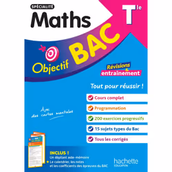 ISBN Objectif BAC Tle spécialité Maths, Éducatif, Français, 448 pages