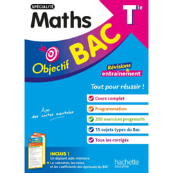 Objectif BAC Tle spécialité Maths BAC 2025 (Broché)