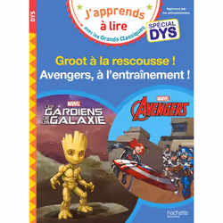 ISBN Marvel - Spécial DYS (dyslexie) - Avengers, à l'entraînement ! / Groot à la rescousse, Éducatif, Français, 64 pages