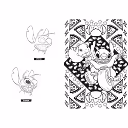 Hachette Heroes DISNEY TEENS - Atelier de coloriages - Je dessine Stitch - Vue supplémentaire 2