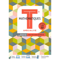 ISBN Barbazo Mathématiques Spécialité terminales - Livre élève - Ed. 2020, Éducatif, Français, 496 pages