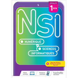 Numérique et Sciences Informatiques 1re Spécialité - Livre élève