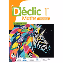 ISBN Déclic - Maths Enseignement Scientifique 1re - Livre élève - Ed. 2023, Éducatif, Français, 192 pages