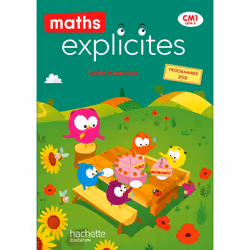 ISBN Maths Explicites CM1 - Cahier élève - Ed. 2020, Éducatif, Français, 96 pages