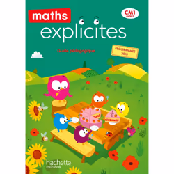 ISBN Maths Explicites CM1 - Guide pédagogique - Ed. 2020, Éducatif, Français, 288 pages
