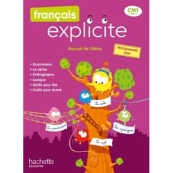 Français Explicite CM1 - Livre de l'élève - Ed. 2020 (Broché)