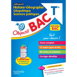 Objectif Bac - Spécialité Histoire-Géographie, Géopolitique, Sc. Politiques Term (Broché)